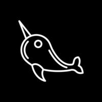 Narwhal Vector Icon Design