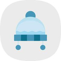 Winter hat Vector Icon Design