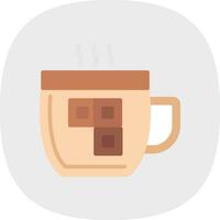 Hot cocoa Vector Icon Design