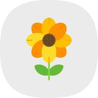 Arctic poppy Vector Icon Design