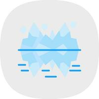 Ice formation Vector Icon Design