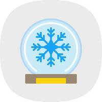 Snow globe Vector Icon Design