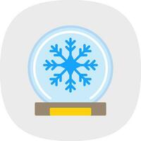 Snow globe Vector Icon Design