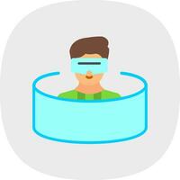 Virtual Reality Vector Icon Design