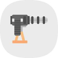 Machine Gun Vector Icon Design