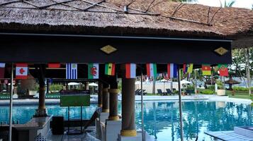 Flags of countries participating in FIFA World Cup Qatar 2022 photo