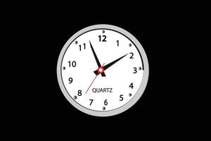 vector alarma icono reloj, diseño elemento llamarada estilo antecedentes azul