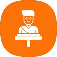 Sculpting Vector Icon Design