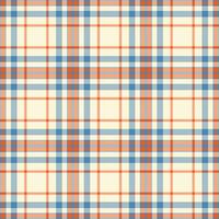 Plaid seamless pattern. Vector background of textile ornament. Flat fabric design.