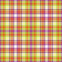 Plaid pattern seamless. Check fabric texture. Stripe square background. Vector textile design.