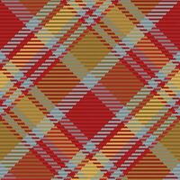 Seamless pattern of scottish tartan plaid. Repeatable background with check fabric texture. Vector backdrop striped textile print.