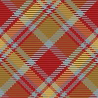 Seamless pattern of scottish tartan plaid. Repeatable background with check fabric texture. Vector backdrop striped textile print.