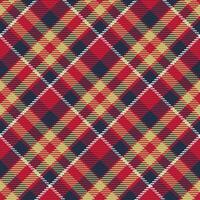 Seamless pattern of scottish tartan plaid. Repeatable background with check fabric texture. Vector backdrop striped textile print.