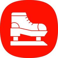 Ice skate Vector Icon Design