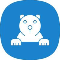 Polar bear Vector Icon Design