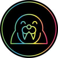 Walrus Vector Icon Design