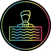 Swim Vector Icon Design