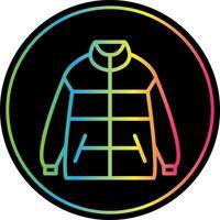 Winter jacket Vector Icon Design