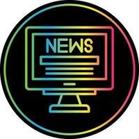 diseño de icono de vector de noticias