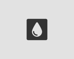 Drop water icon vector isolated design element