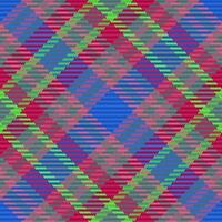 Tartan seamless background of check plaid fabric with a texture vector textile pattern.