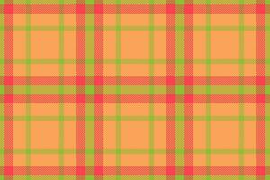 Seamless texture vector of plaid background pattern with a check tartan textile fabric.