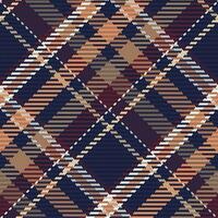 Seamless pattern of scottish tartan plaid. Repeatable background with check fabric texture. Vector backdrop striped textile print.