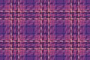 Vector fabric texture of check background pattern with a tartan textile seamless plaid.