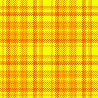 Check fabric background of plaid textile seamless with a tartan texture vector pattern.