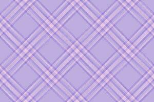 Textile plaid fabric of seamless texture pattern with a tartan vector check background.