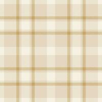 Plaid seamless pattern. Check fabric texture. Vector textile print.