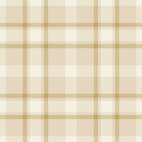 Plaid seamless pattern. Check fabric texture. Vector textile print.