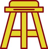 Stool Vector Icon Design