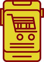 Online Shop Vector Icon Design