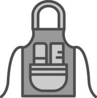 Apron Vector Icon Design