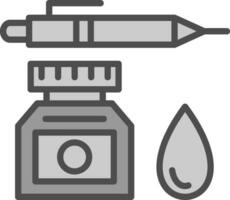 diseño de icono de vector de tinta