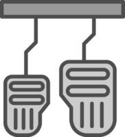 pedal vector icono diseño