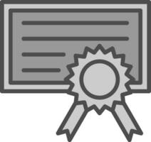 diseño de icono de vector de diploma