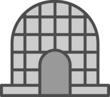 Igloo Vector Icon Design
