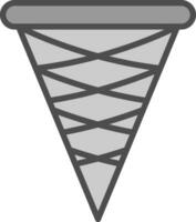 Ice cream cone Vector Icon Design