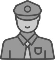 diseño de icono de vector de guardia de seguridad