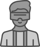 Virtual Reality Vector Icon Design