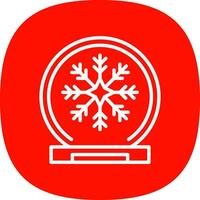 Snow globe Vector Icon Design