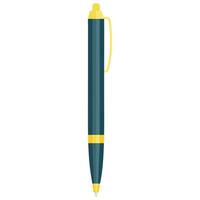 Pen icon. Vector flat illustration