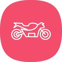 diseño de icono de vector de moto