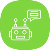 Chatbot Vector Icon Design