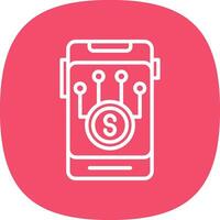 Digital Money Vector Icon Design