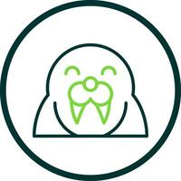 Walrus Vector Icon Design