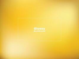 yellow glossy blurred vector background