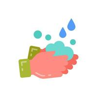 Wash Hand icon in vector. Illustration vector